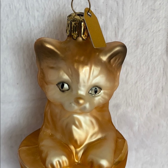 Discovery Channel Hand Painted Christmas Kitten - Picture 5 of 6